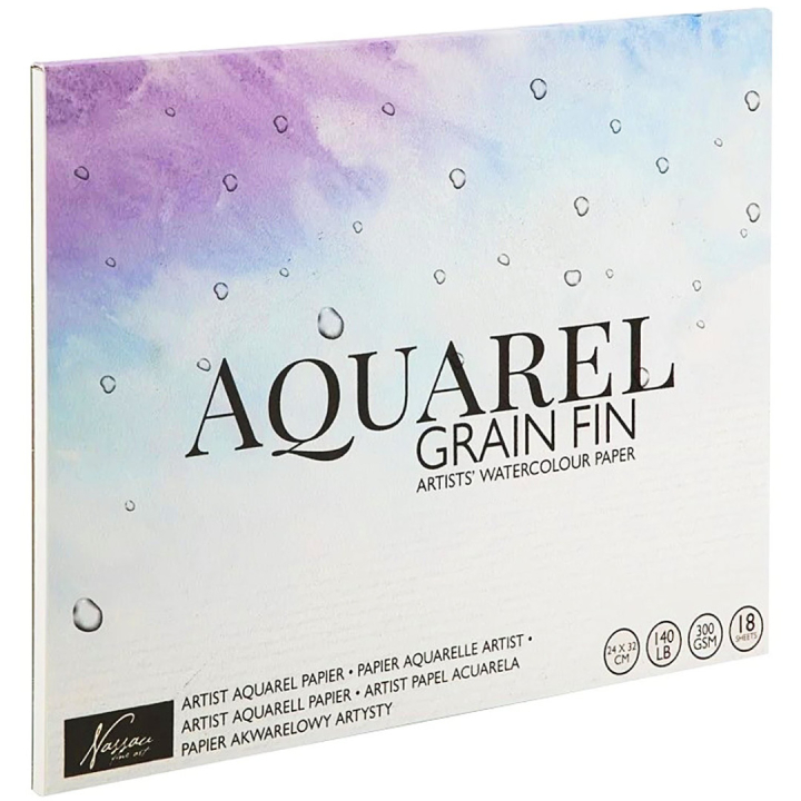 Paper Aquarel 24x32cm, 18 sheets in the group Paper & Pads / Artist Pads & Paper / Watercolour Pads at Pen Store (130724)