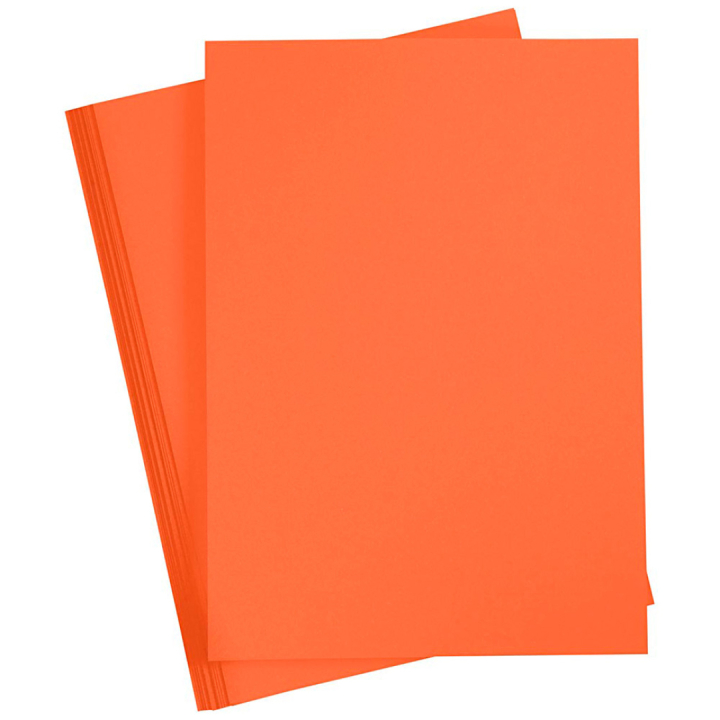 Coloured paper Orange A4 180g 20 sheets in the group Kids / Fun and learning / Paper & Drawing Pad for Kids / Coloured paper for children at Pen Store (130801)