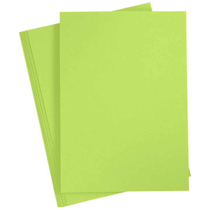 Coloured paper Light Green A4 180g 20 sheets in the group Kids / Fun and learning / Paper & Drawing Pad for Kids / Coloured paper for children at Pen Store (130802)