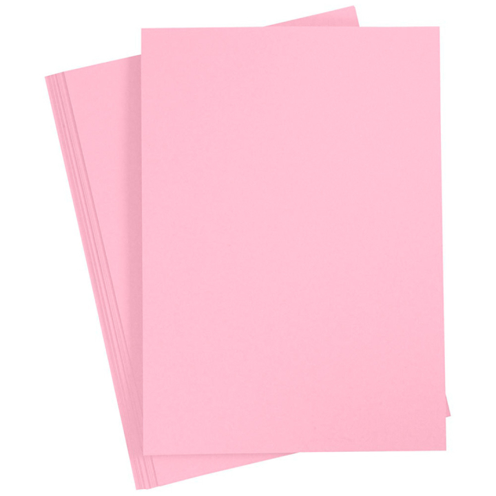 Coloured paper Light Pink A4 180g 20 sheets in the group Kids / Fun and learning / Paper & Drawing Pad for Kids / Coloured paper for children at Pen Store (130804)