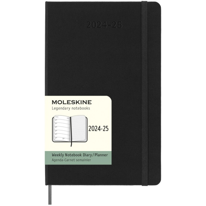 Diary 18M WeekNote Hard Cover Large Black in the group Paper & Pads / Planners / 18-Month Planners at Pen Store (130883)