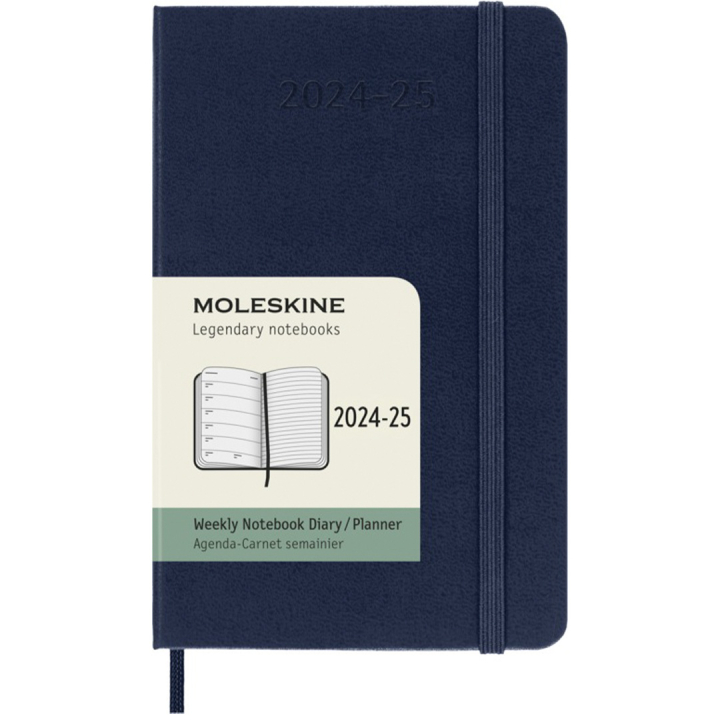 Diary 18M WeekNote Hard Cover Pocket Sapphire Blue in the group Paper & Pads / Planners / 18-Month Planners at Pen Store (130889)