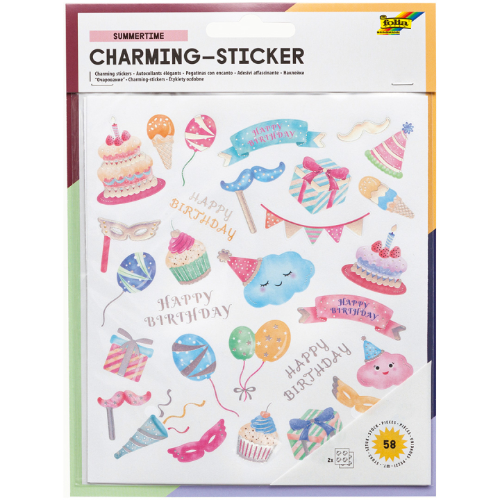 Sticker Summertime 2 Sheets in the group Kids / Fun and learning / Stickers at Pen Store (131549)