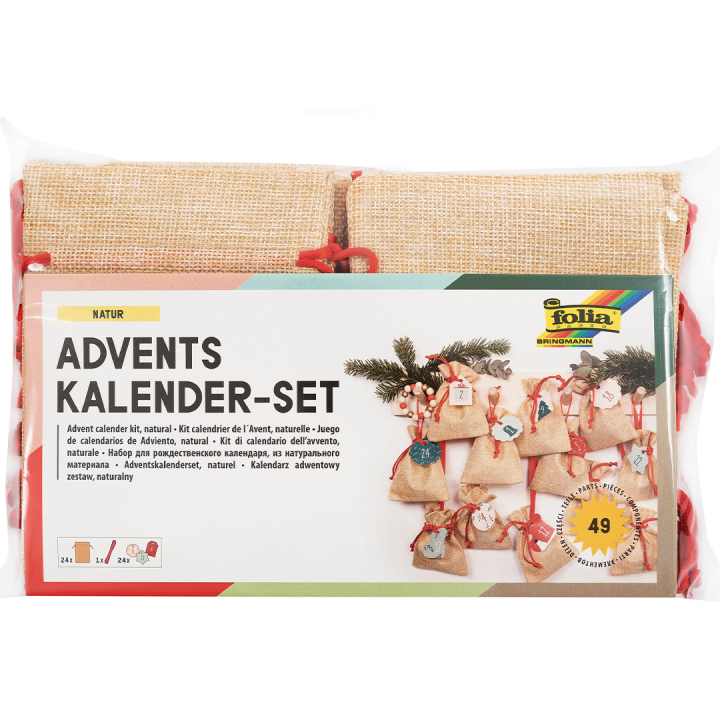 Advent Calender Kit Jute 24-pack in the group Paper & Pads / Planners / Advent Calendars at Pen Store (131642)