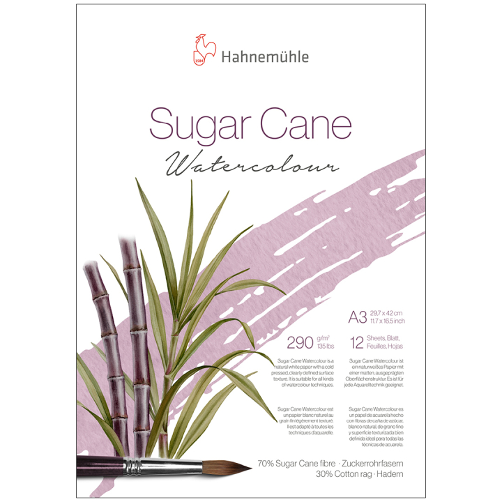 Watercolour Pad Sugar Cane 290g A3 in the group Paper & Pads / Artist Pads & Paper / Watercolour Pads at Pen Store (131689)