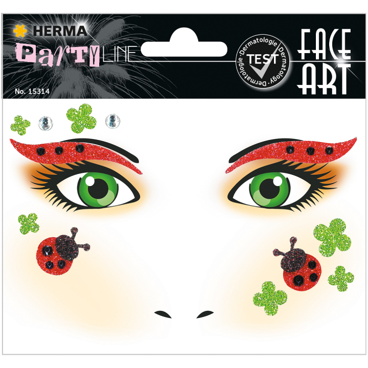 Face Art Stickers Ladybug in the group Kids / Fun and learning / Sticker for children at Pen Store (131903)