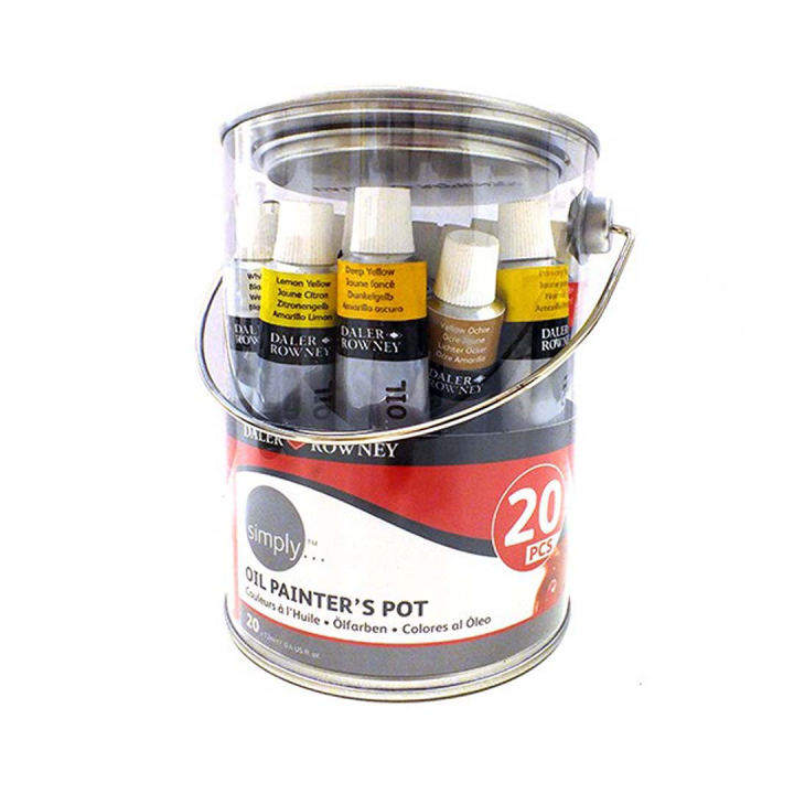 Simply Oil paint 20x12 ml in the group Art Supplies / Artist colours / Oil Paint at Pen Store (131911)