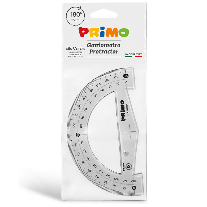 Protractor 180° Anti-reflective in the group Hobby & Creativity / Hobby Accessories / Rulers at Pen Store (132128)
