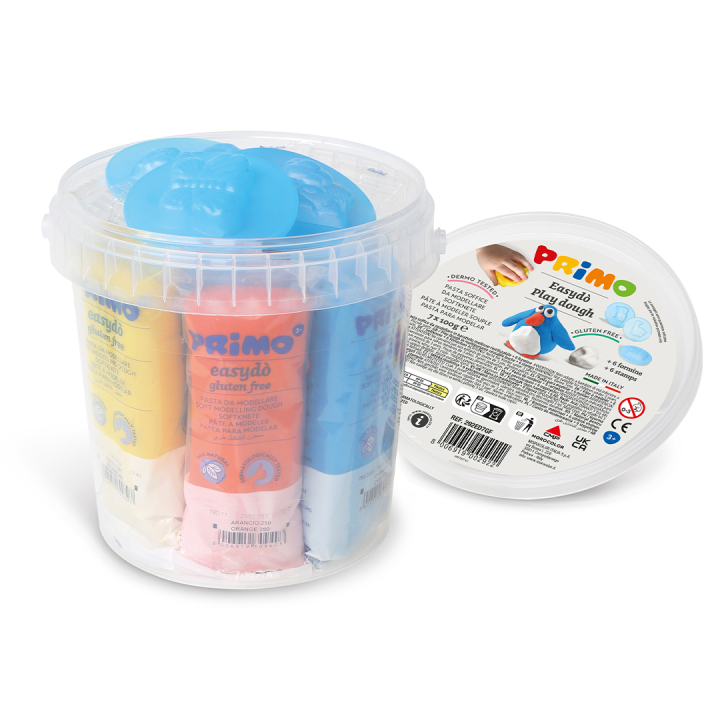 Soft Play-dough 7x100g + moulds in the group Kids / Kids' Paint & Crafts / Modelling Clay for Kids at Pen Store (132149)
