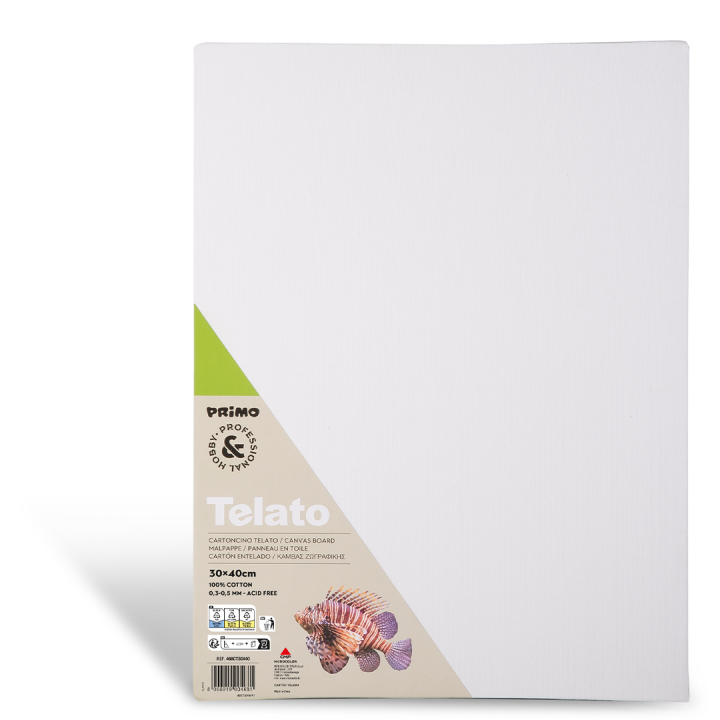 Canvas board Cotton 30x40 cm in the group Art Supplies / Studio / Canvas Panels at Pen Store (132221)