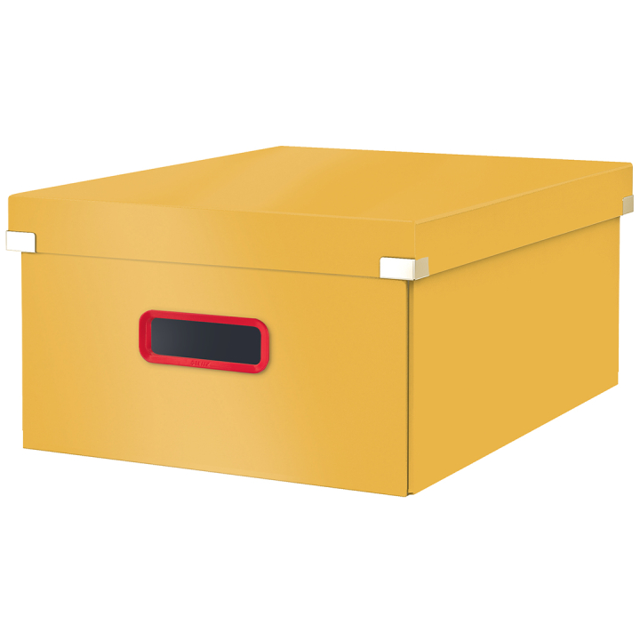 Storage box Click&Store Large Yellow in the group Hobby & Creativity / Organize / Storage at Pen Store (132282)