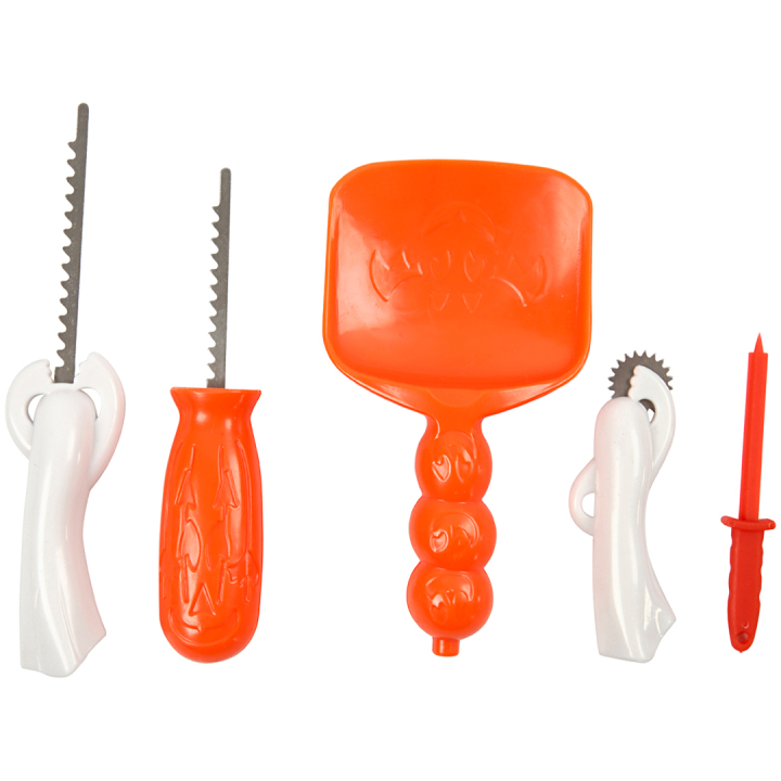 Pumpkin carving kit 5 pcs + templates in the group Hobby & Creativity / Holidays and seasons / Halloween at Pen Store (132630)