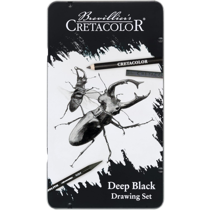 Deep Black Drawing Set in the group Art Supplies / Crayons & Graphite / Graphite & Pencils at Pen Store (132701)