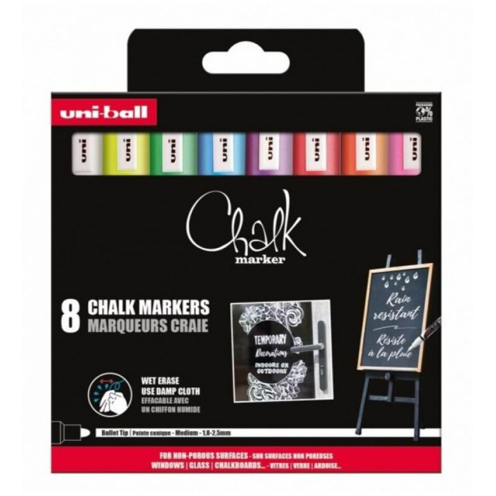 Chalk Marker PWE-5M 8-set in the group Pens / Office / Markers at Pen Store (132738)