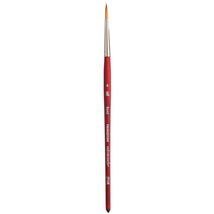 Velvetouch Synthetic Brush short handle Round St 4 in the group Art Supplies / Brushes / Acrylic Brushes at Pen Store (132850)