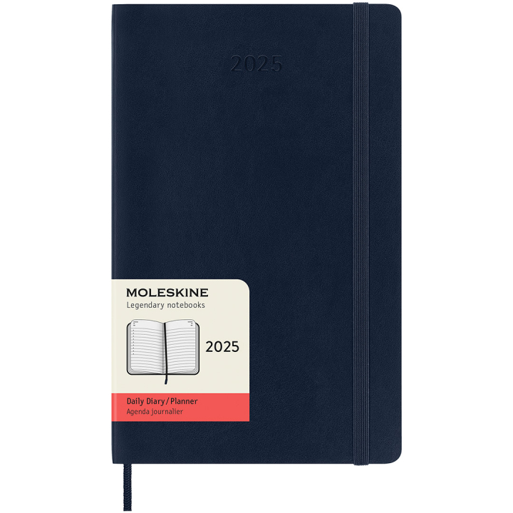 12M Daily Calendar 2025 Softcover Large Blue in the group Paper & Pads / Planners / 12-Month Planners at Pen Store (133767)