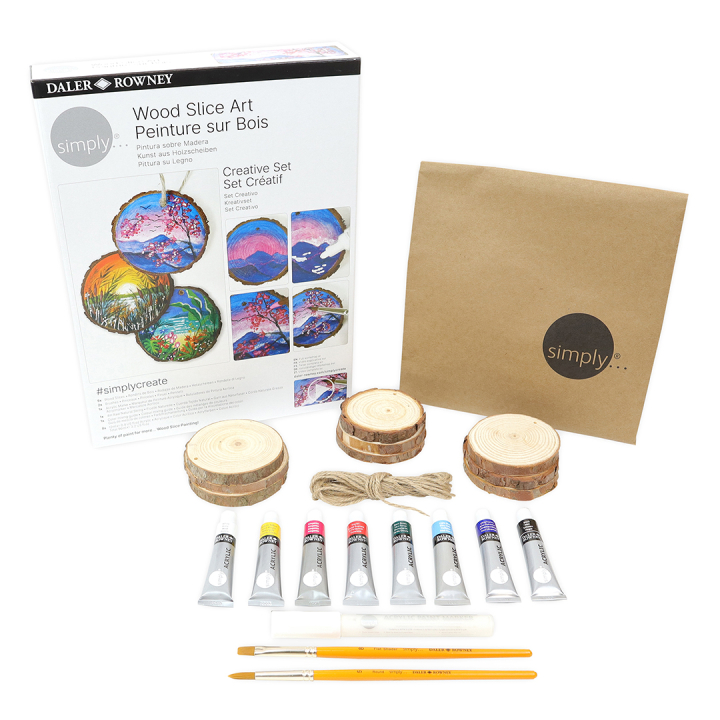 Simply Create on wood step-by-step in the group Art Supplies / Artist colours / Acrylic Paint at Pen Store (133874)