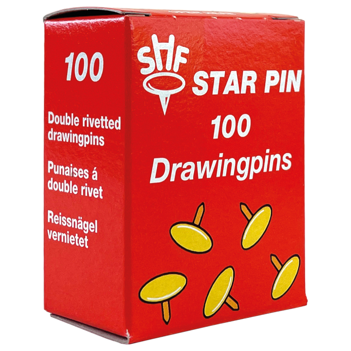 Drawing pins Metal 100 pack in the group Hobby & Creativity / Organize / Home Office at Pen Store (134011)