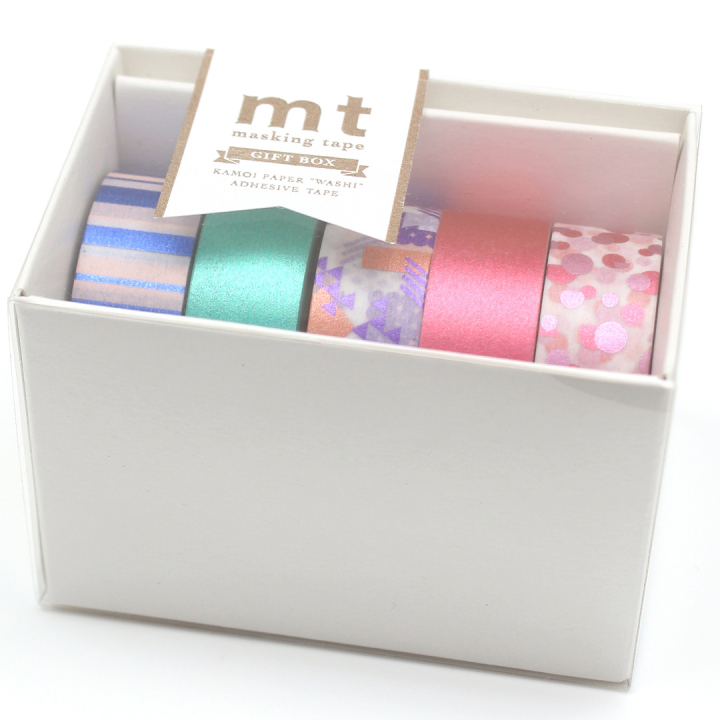 Washi-tape Gift Box Bright in the group Hobby & Creativity / Hobby Accessories / Washi Tape at Pen Store (134043)