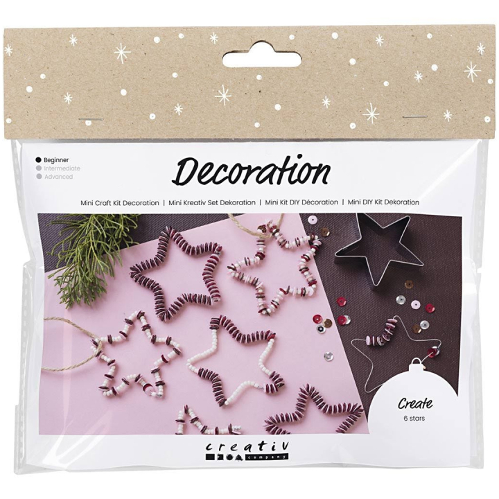 DIY Decorative pendants Stars 6 pcs in the group Hobby & Creativity / Holidays and seasons / Christmas crafts at Pen Store (134134)