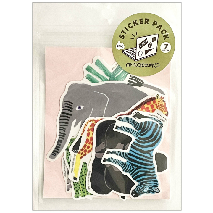 Sticker pack Miroco Machiko Animals in the group Hobby & Creativity / Create / Stickers at Pen Store (134523)