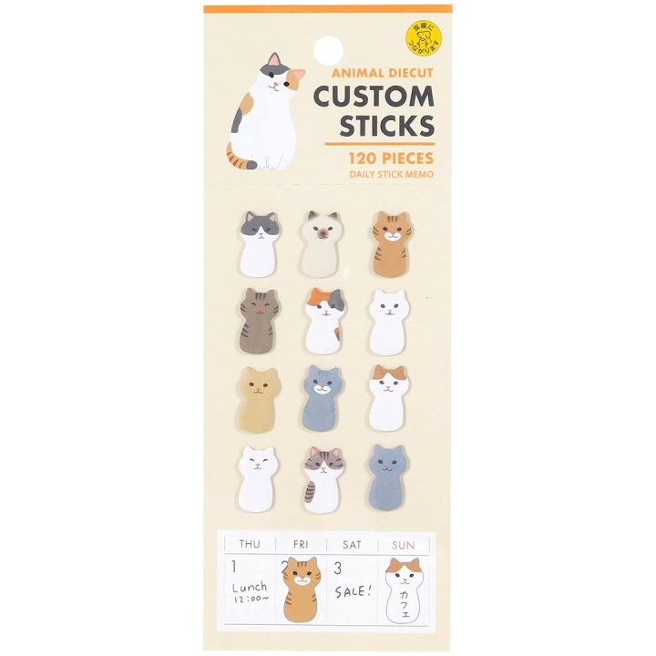 Stickers Cats Pack of 120 in the group Hobby & Creativity / Create / Stickers at Pen Store (134665)