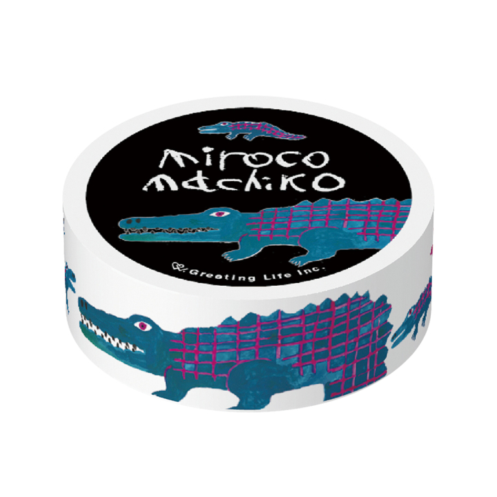 washi-tape Miroco Machiko Crocodile in the group Hobby & Creativity / Hobby Accessories / Washi Tape at Pen Store (134819)