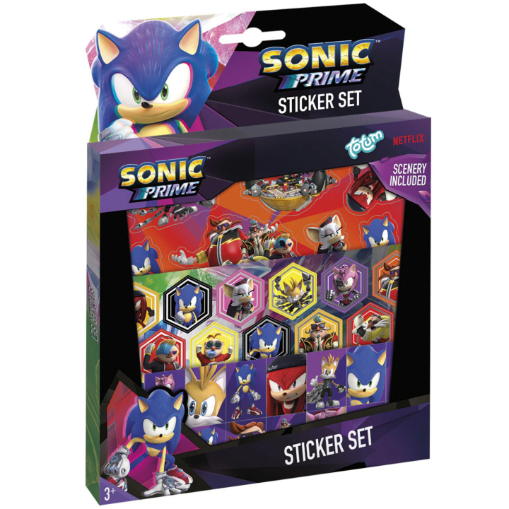 Sonic Sticker Set in the group Kids / Fun and learning / Sticker for children at Pen Store (134896)