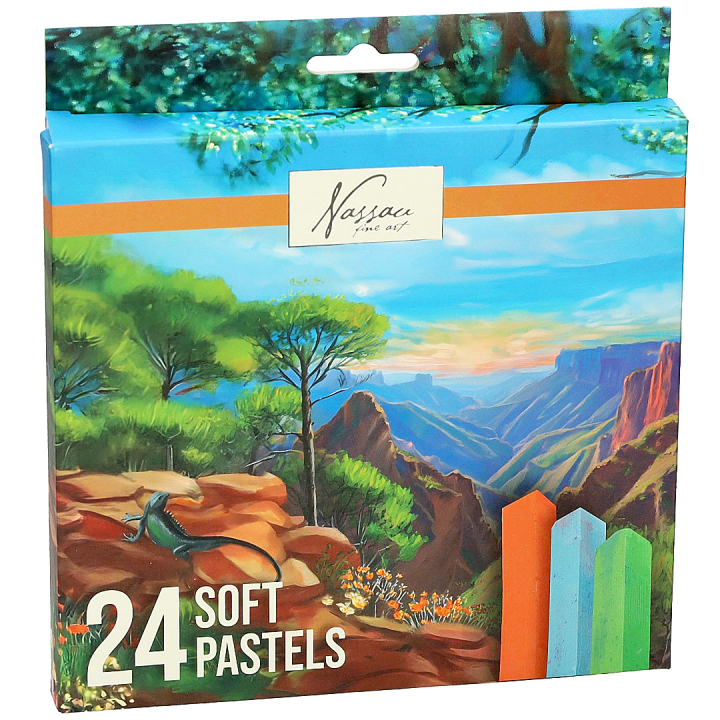 Soft Pastels 24-set in the group Art Supplies / Crayons & Graphite / Pastel Crayons at Pen Store (134912)