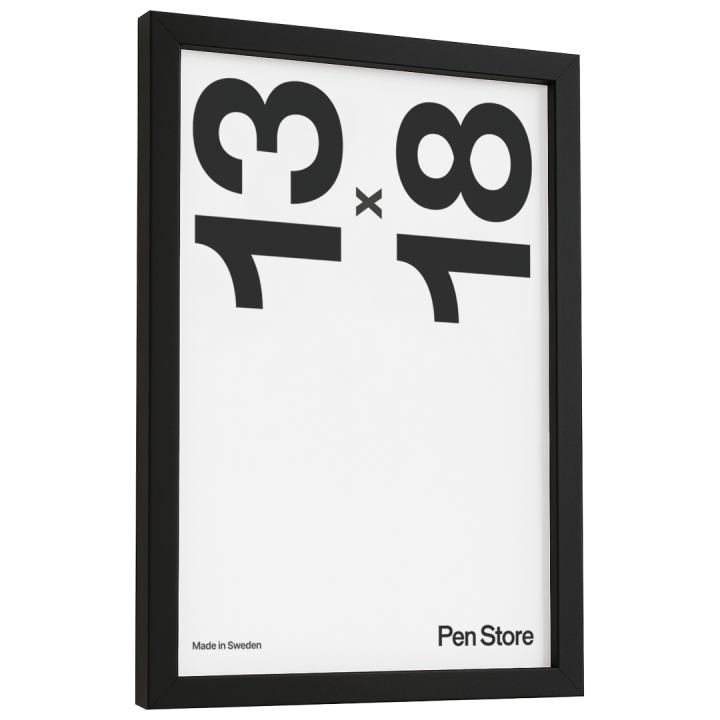 Black Wooden Frame 13x18 cm in the group Hobby & Creativity / Organize / Frames / Black frames at Pen Store (135078)