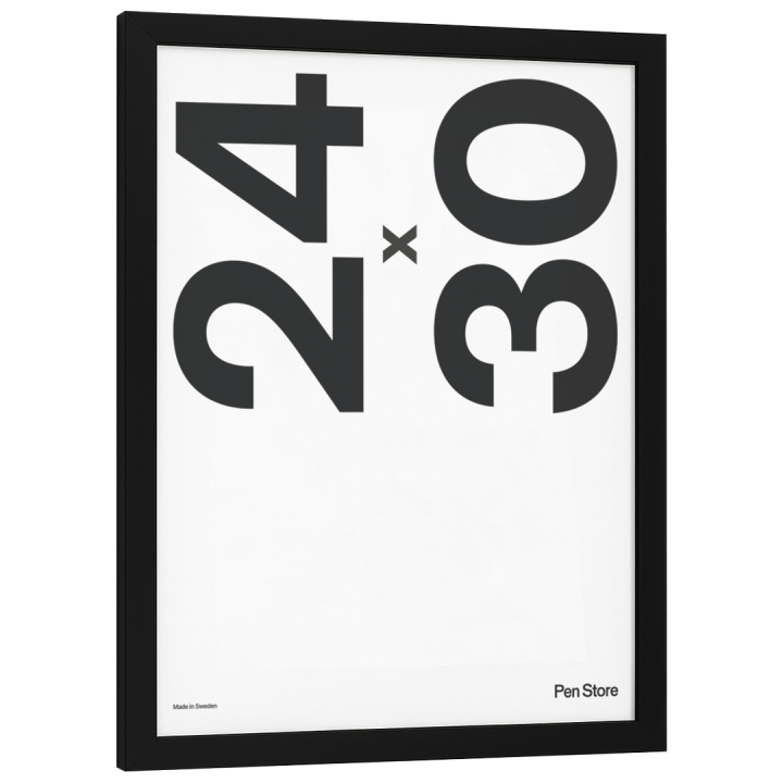 Black Wooden Frame 24x30 cm in the group Hobby & Creativity / Organize / Frames / Black frames at Pen Store (135083)