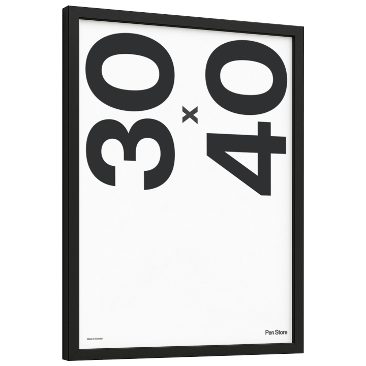 Black Wooden Frame 30x40 cm in the group Hobby & Creativity / Organize / Frames / Black frames at Pen Store (135084)
