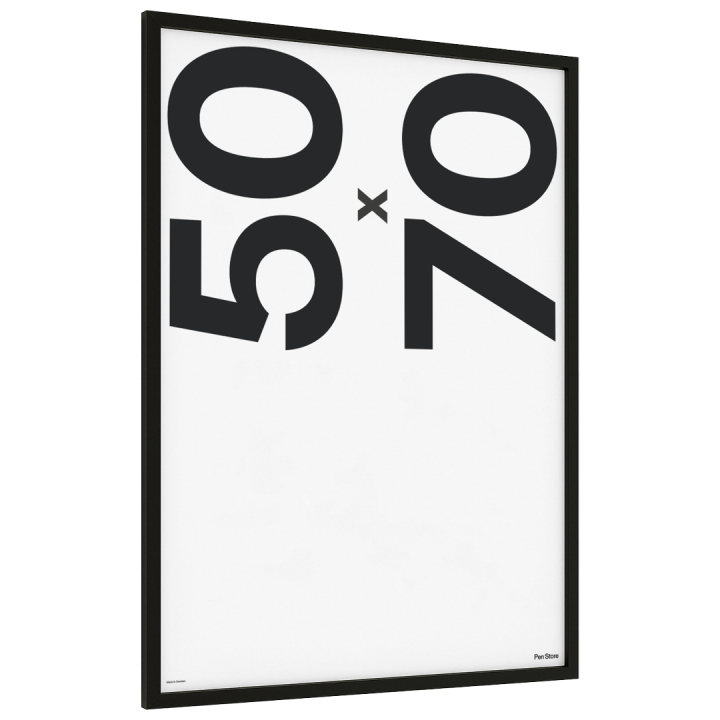 Black Wooden Frame 50x70 cm in the group Hobby & Creativity / Organize / Frames / Black frames at Pen Store (135088)