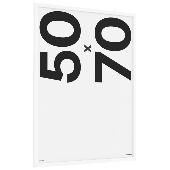 White Wooden Frame 50x70 in the group Hobby & Creativity / Organize / Frames / White frames at Pen Store (135100)
