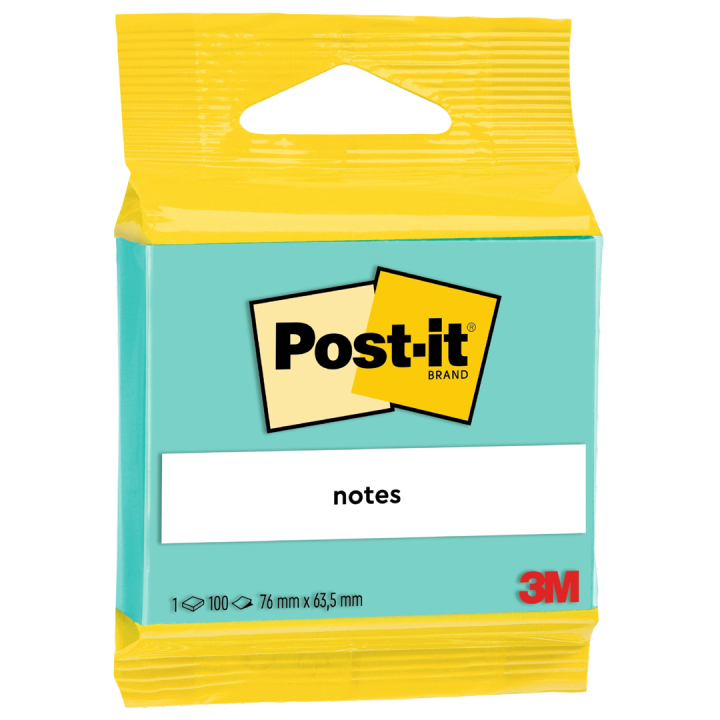 Post-it 63,5x76 Turquoise in the group Paper & Pads / Note & Memo / Post-it and notepads at Pen Store (135554)