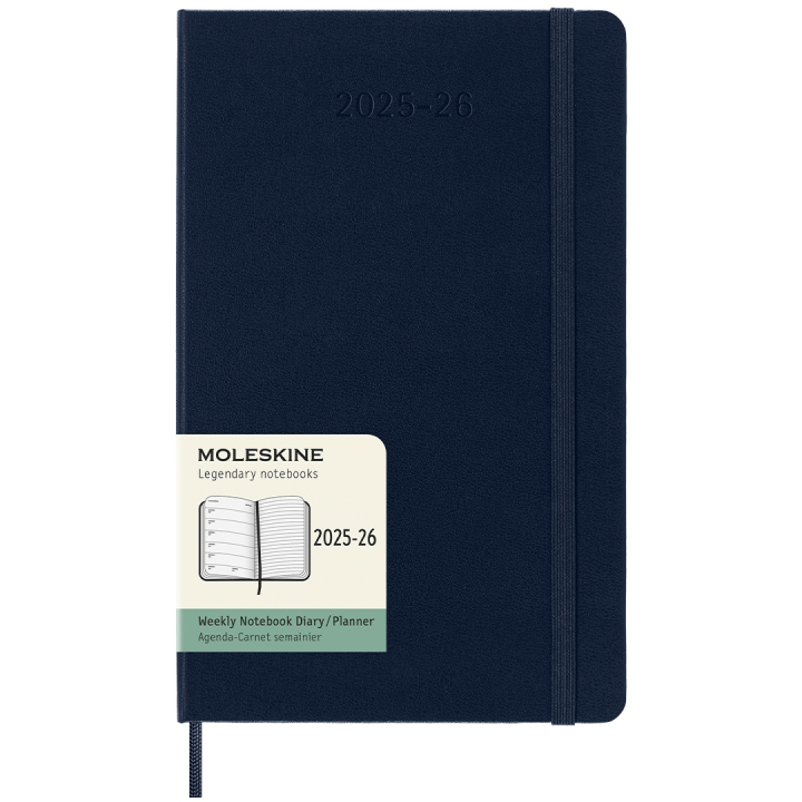 Diary 18M WeekNote Hard Cover Large Sapphire Blue in the group Paper & Pads / Planners / 18-Month Planners at Pen Store (135597)