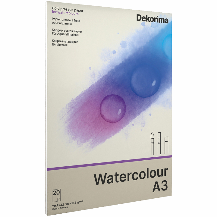 Watercolour Pad 165g A3 in the group Paper & Pads / Artist Pads & Paper / Watercolour Pads at Pen Store (135677)