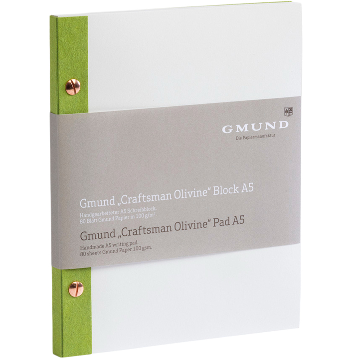 Craftsman Sketchbook A5 - Olivine in the group Paper & Pads / Artist Pads & Paper / Sketchbooks at Pen Store (135791)