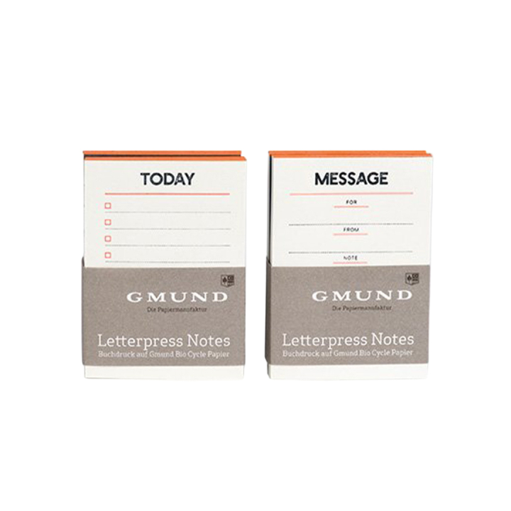 Letterpress Notes Set in the group Paper & Pads / Note & Memo / Post-it and notepads at Pen Store (135793)