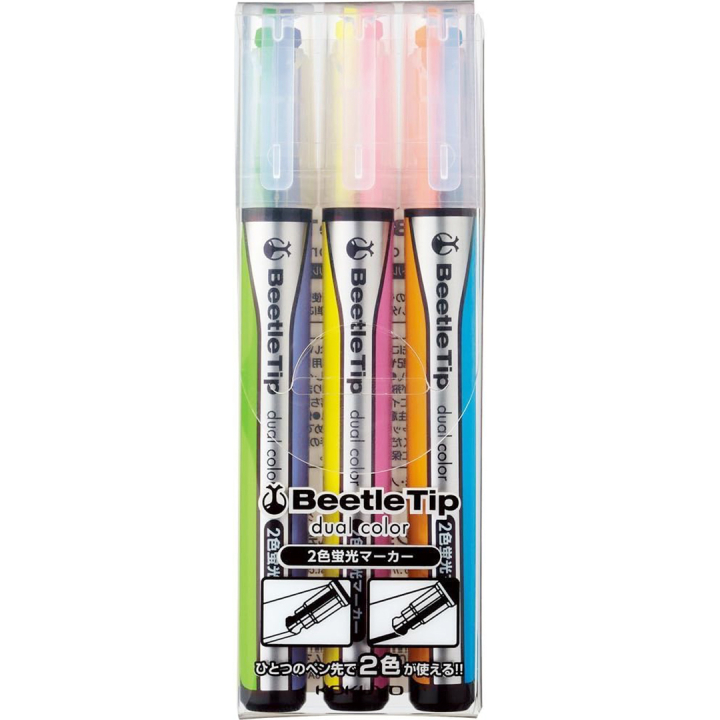 Highlighters two-colour 3-pack in the group Pens / Office / Highlighters at Pen Store (135813)