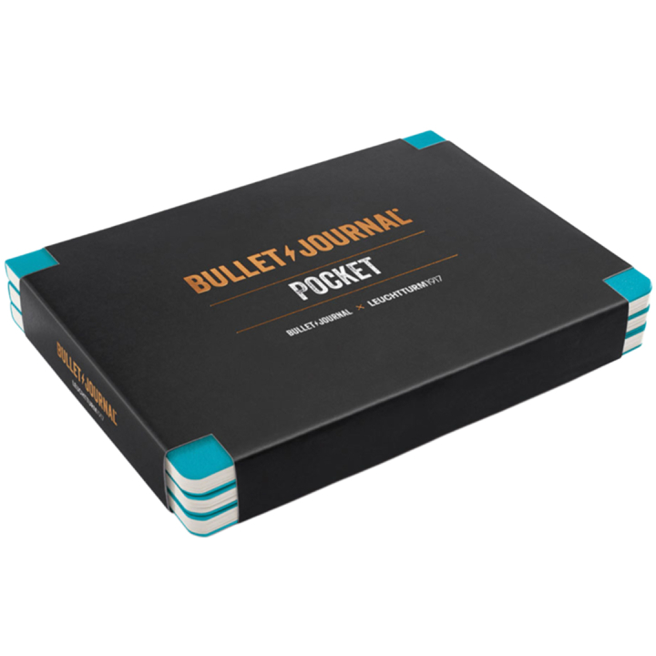 Bullet Journal Pocket 3 pcs Turquoise25 in the group Paper & Pads / Note & Memo / Writing & Memo Pads at Pen Store (136020)
