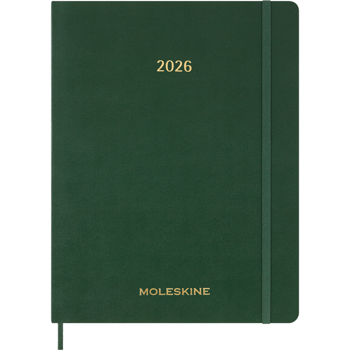 Diary 12M Weekly Vertical 2026 Hardcover XXL Myrtle Green in the group Paper & Pads / Planners / 12-Month Planners at Pen Store (136135)
