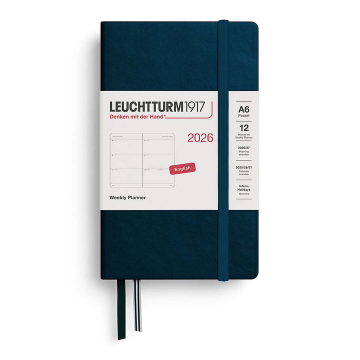 Diary Weekly Planner 2026 A6 Deep Sea in the group Paper & Pads / Planners / 12-Month Planners at Pen Store (136265)