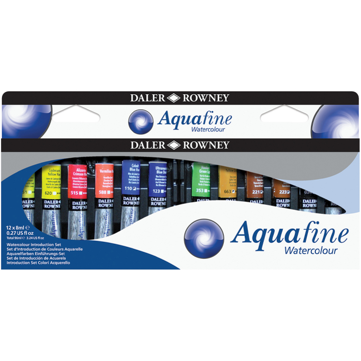Watercolour paint Tube 12x8 ml in the group Art Supplies / Artist colours / Watercolour Paint / Watercolour in tube at Pen Store (136417)