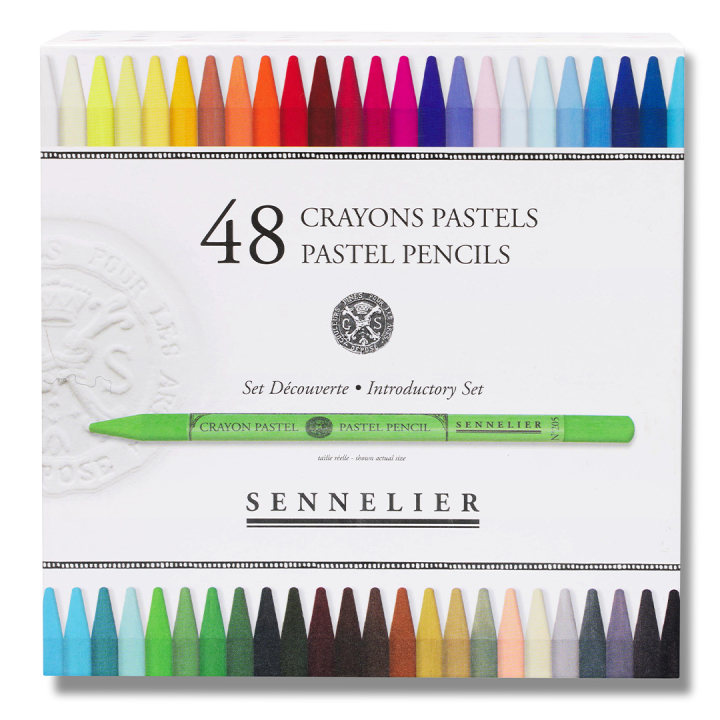 Pastel pen set 48-pack in the group Pens / Artist Pens / Pastel pencils at Pen Store (136580)