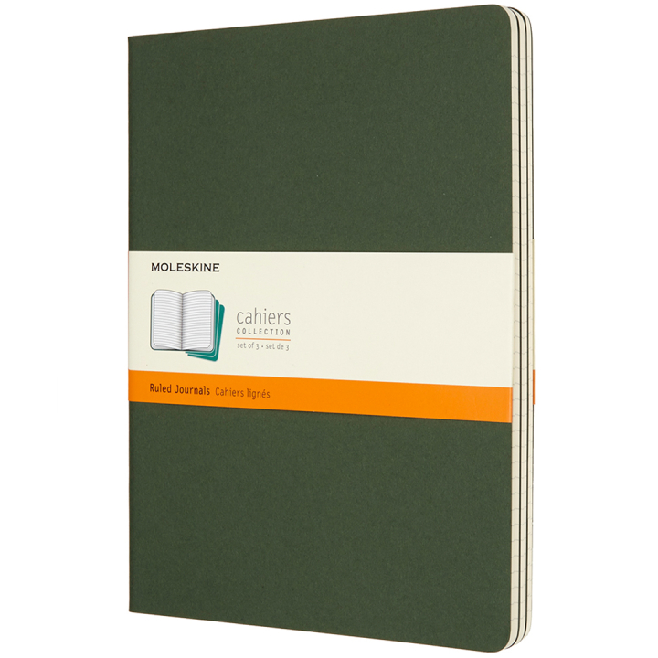 Cahier Notebook XL Green Ruled in the group Paper & Pads / Note & Memo / Notebooks & Journals at Pen Store (136814)