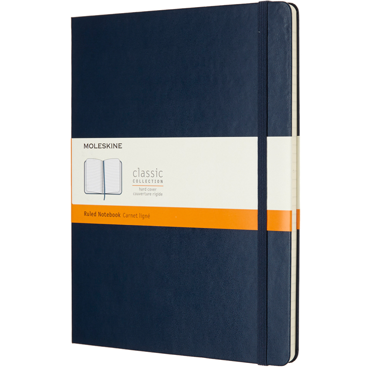Classic Hard Cover Notebook XL Blue in the group Product series / Moleskine Classic Notebook at Pen Store (136824_r)