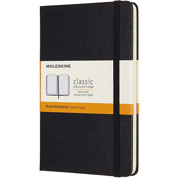 Classic Hard Cover Notebook Medium Black in the group Paper & Pads / Note & Memo / Notebooks & Journals at Pen Store (136838_r)