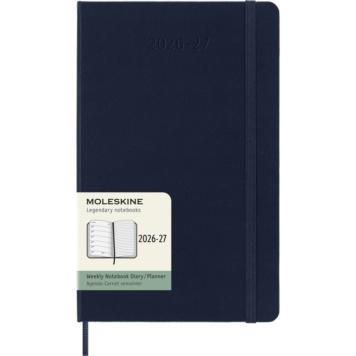 Diary 18M WeekNote Hard Cover Large Sapphire Blue in the group Paper & Pads / Planners / 18-Month Planners at Pen Store (137017)