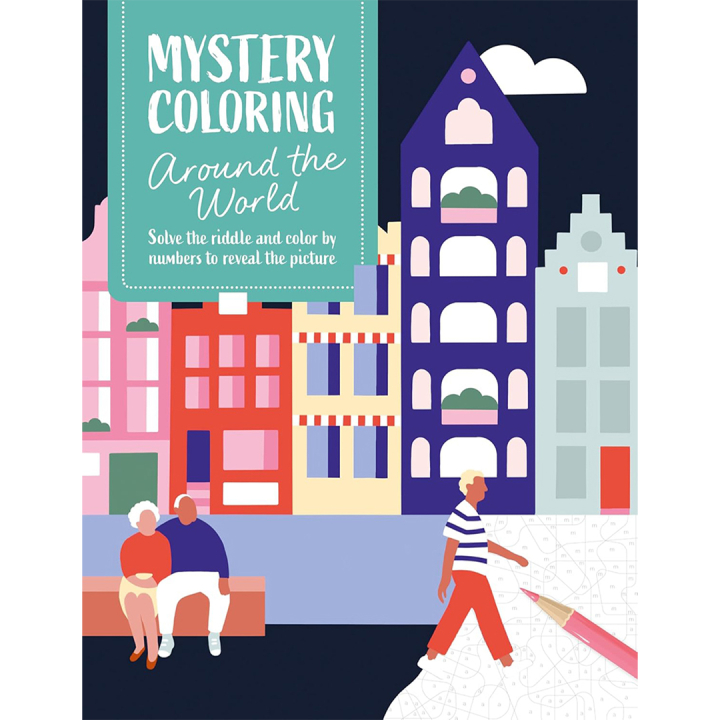 Mystery Coloring Around the World in the group Hobby & Creativity / Books / Adult Colouring Books at Pen Store (137179)